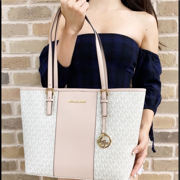 SALE⬇️⬇️👜💕-NWT Michel Kors Tote Ballet Pink - Picture 2 of 6